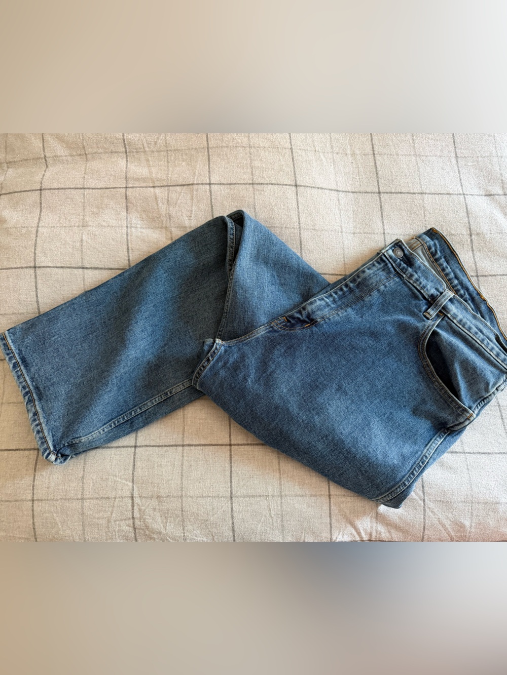 Levi's Men's Big and Tall Classic Straight workwear Blue Denim Jeans 44x36
